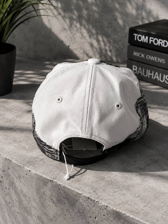 NWT Tory Burch Animal House Monochrome Cat Face Baseball Cap